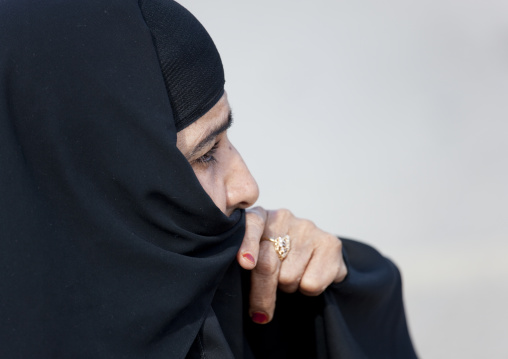 Profile Of Veiled Woman, Sinaw, Oman