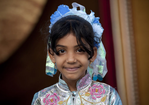 Local Girl Smiling At The Camera, Sinaw, Oman