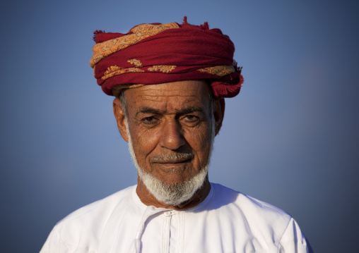 Man Wearing Turban In Masirah Island, Oman