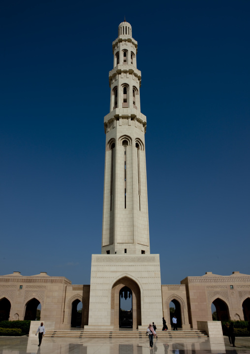 Minaret Of Sultan Qaboos Grand Mosque, Muscat, Oman