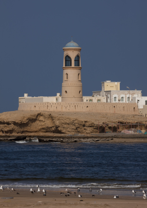 Lighthouse Standing On The Sur Port, Oman