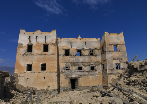 Collapsed House Of A Rich Merchant, Bayt Al Siduf, Mirbat, Oman