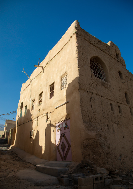 Old abandoned house in a village, Ad Dakhiliyah Region, Al Hamra, Oman
