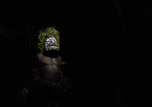 Malagan tatuana masks dance, New Ireland Province, Langania, Papua New Guinea