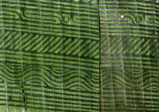 Doba traditional money made with banana leaves, Milne Bay Province, Trobriand Island, Papua New Guinea
