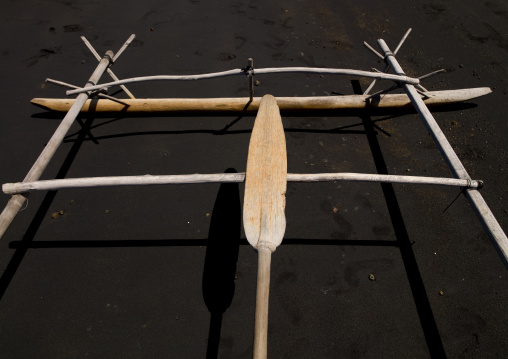Traditional canoe, East New Britain Province, Rabaul, Papua New Guinea