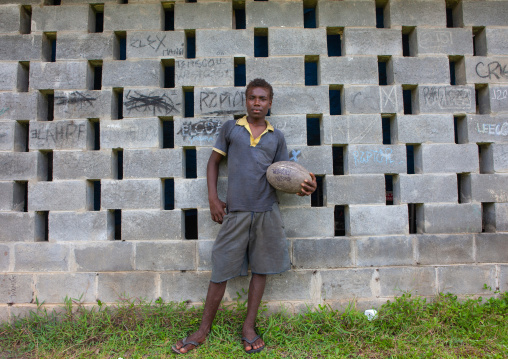 Rugby player, New Ireland Province, Laraibina, Papua New Guinea