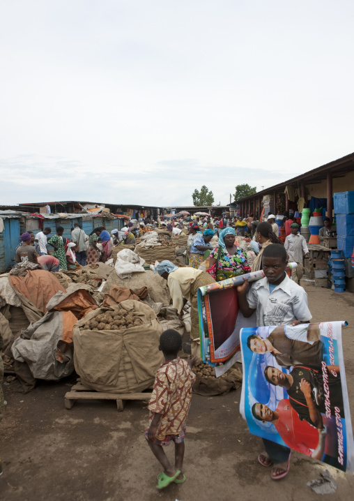 Market in the city, Lake Kivu, Gisenye, Rwanda