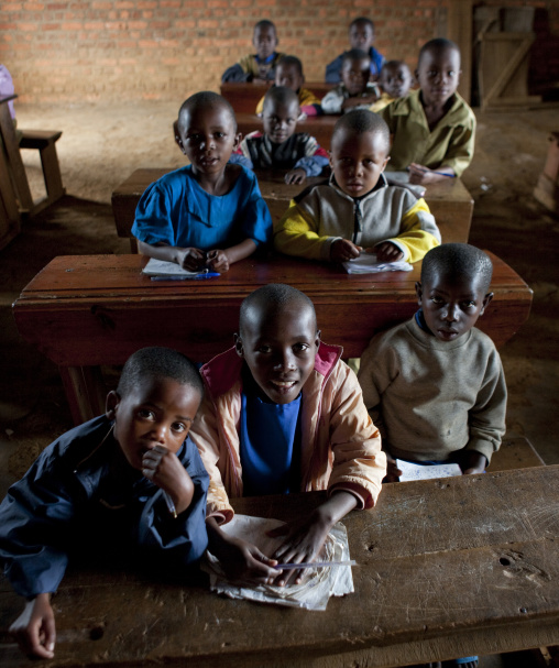 Children in a primary school, Nyungwe Forest National Park, Gisakura, Rwanda