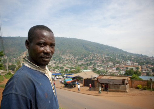 Rwandan man in the street, Kigali Province, Kigali, Rwanda