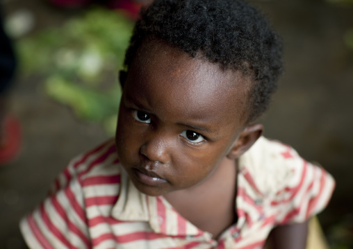 Portrait of a rwandan boy, Kigali Province, Kigali, Rwanda