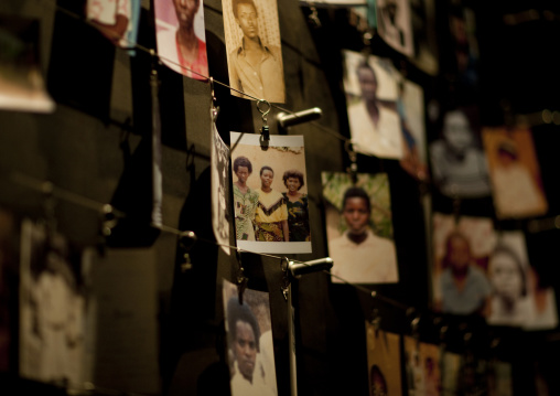Pictures of dead people in gisozi genocide memorial site, Kigali Province, Kigali, Rwanda