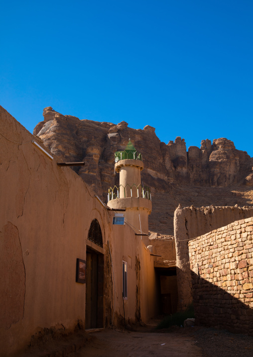 Mosque in the old town, Al Madinah Province, Alula, Saudi Arabia
