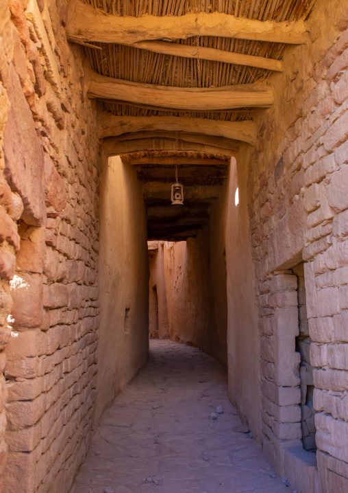 Alley in the old town, Al Madinah Province, Alula, Saudi Arabia