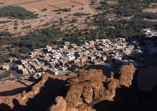 The new town in the middle of the wadi al-qura, Al Madinah Province, Alula, Saudi Arabia
