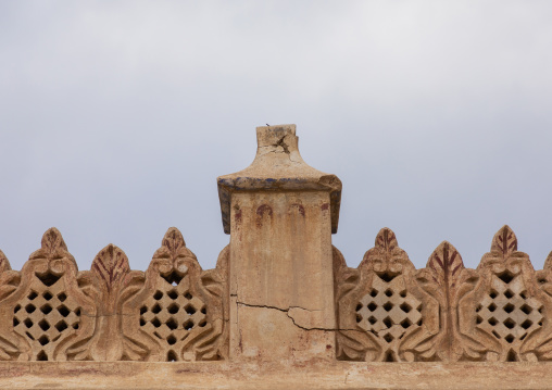 Abdullah al-Suleiman palace crenels, Mecca province, Taïf, Saudi Arabia