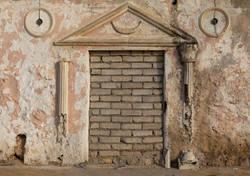 Old house condemned door, Red Sea, Farasan, Saudi Arabia