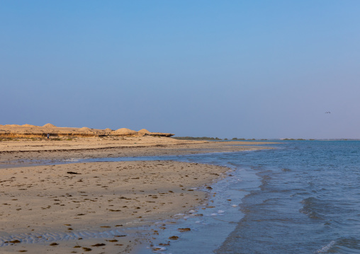 Empty beach, Red Sea, Farasan, Saudi Arabia