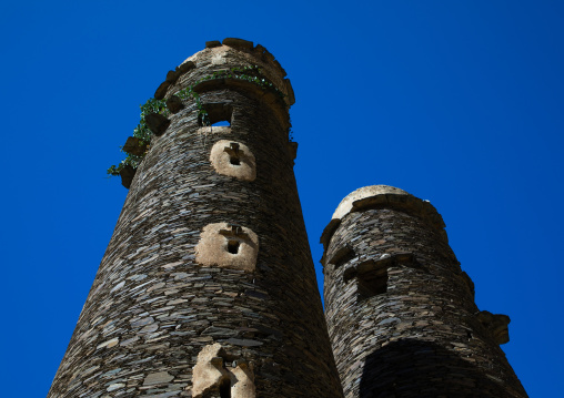 Traditional stone watchtowers, Jizan Province, Addayer, Saudi Arabia