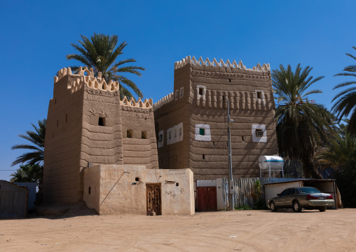 Traditional old mud house, Najran Province, Najran, Saudi Arabia