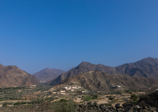 Village in the mountains, Al-Bahah region, Biljurashi, Saudi Arabia
