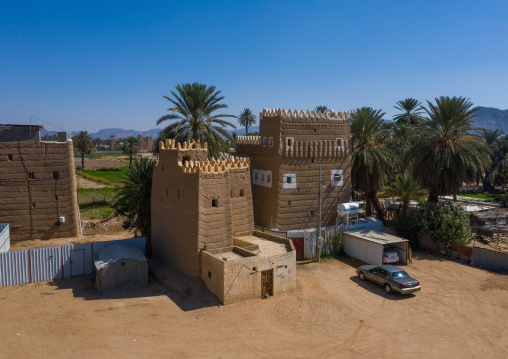 Traditional old mud houses, Najran Province, Najran, Saudi Arabia
