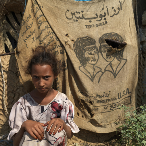 Yemeni refugee girl, Jizan Province, Jizan, Saudi Arabia
