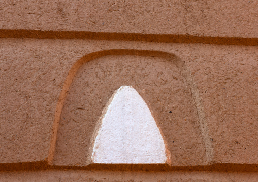 Wall in emarah palace, Najran Province, Najran, Saudi Arabia