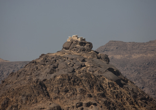 Old fort at the top a hill, Najran province, Najran, Saudi Arabia