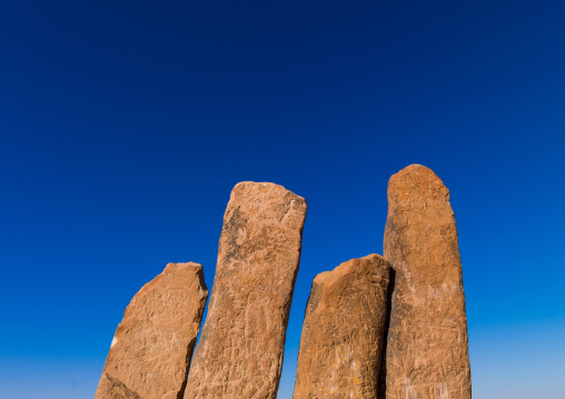 Al-rajajil standing stones the stonehenge of saudi arabia, Al-Jawf Province, Sakaka, Saudi Arabia