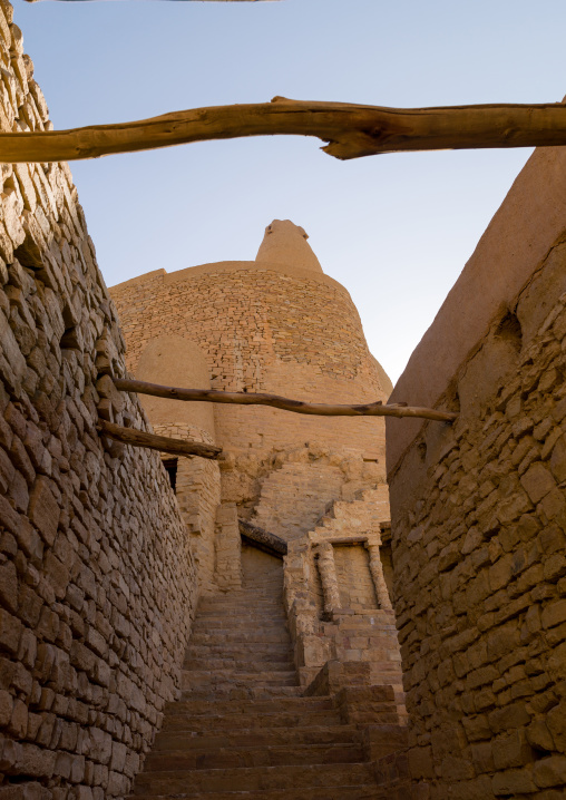 Stone and mud-brick qasr marid, Al-Jawf Province, Dumat Al-Jandal, Saudi Arabia