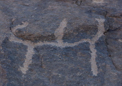 Petroglyphs rock art, Najran Province, Abar Himma, Saudi Arabia