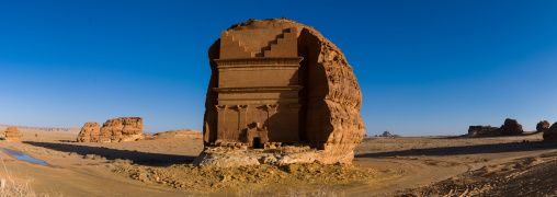 Qsar farid nabataean tomb in madain saleh archaeologic site, Al Madinah Province, Al-Ula, Saudi Arabia