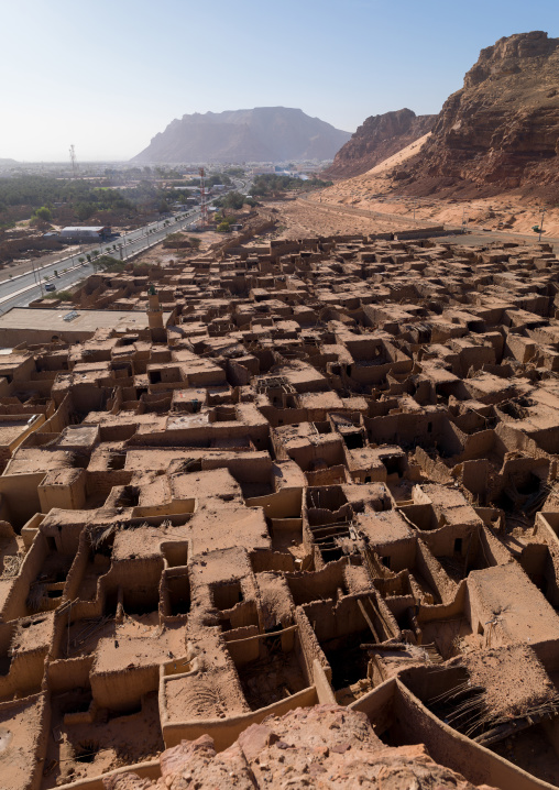 Al-ula old town with adobe houses, Al Madinah Province, Al-Ula, Saudi Arabia