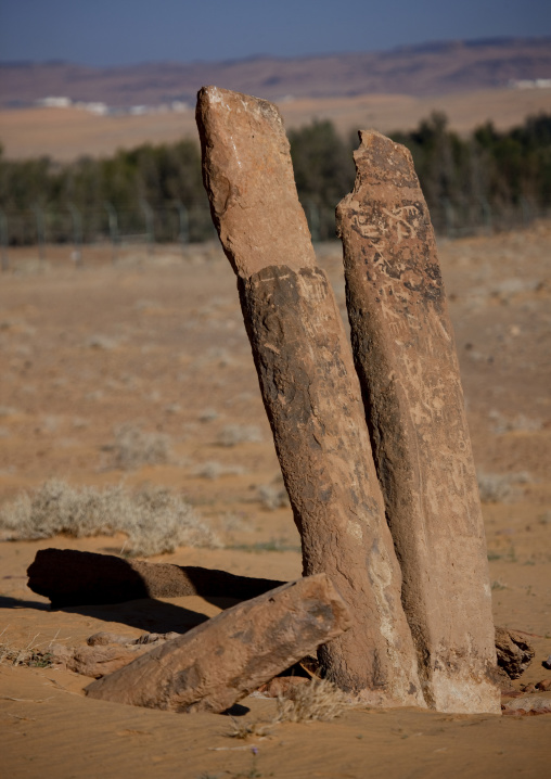 Al-rajajil standing stones, Al-Jawf Province, Sakaka, Saudi Arabia