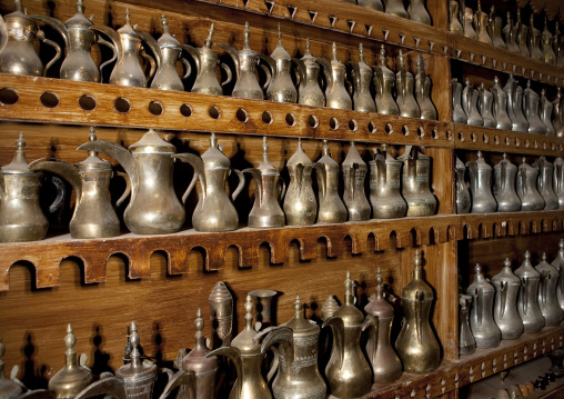 Coffe pots collection, Al-Jawf Province, Sakaka, Saudi Arabia