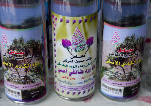 Rose water bottles, Mecca province, Jeddah, Saudi Arabia