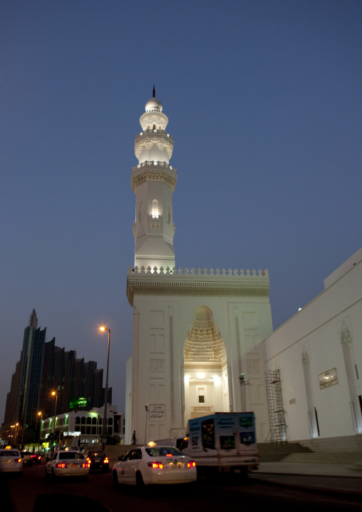 Mosque in the city, Mecca province, Jeddah, Saudi Arabia