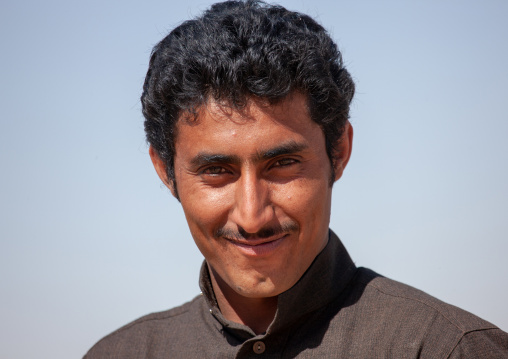 Portrait of a smiling saudi man, Riyadh Province, Riyadh, Saudi Arabia