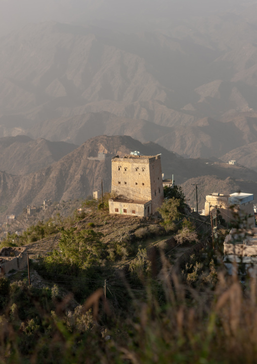 Village in the mountains near the yemeni border, Al-Sarawat, Fifa Mountains, Saudi Arabia