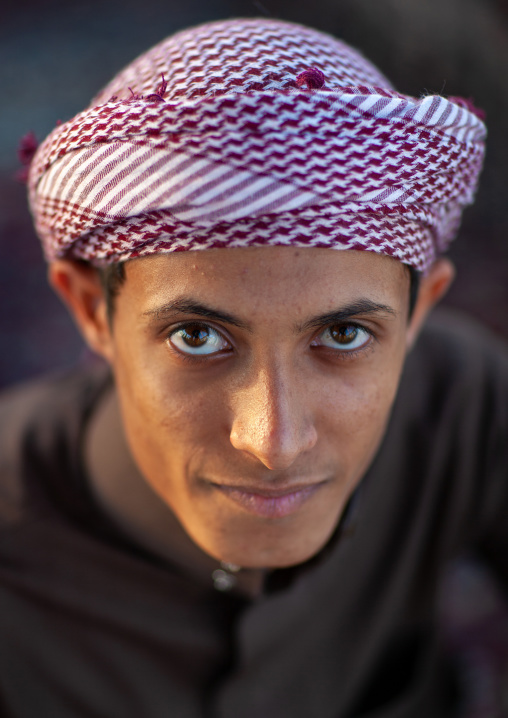 Portrait of a saudi man, Al-Sarawat, Fifa Mountains, Saudi Arabia