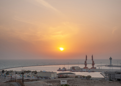 Sunset over the red sea, Jizan Region, Jizan, Saudi Arabia