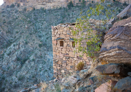 Old stones village near the yemeni border, Asir Province, Aseer, Saudi Arabia