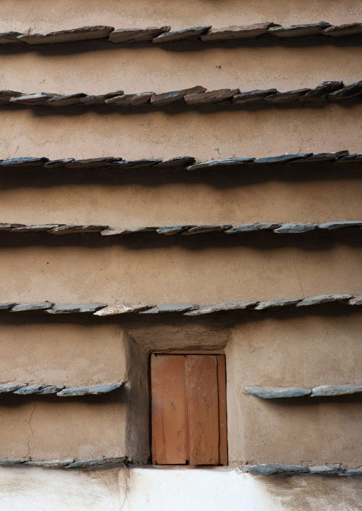 Old traditional house door, Asir province, Abha, Saudi Arabia