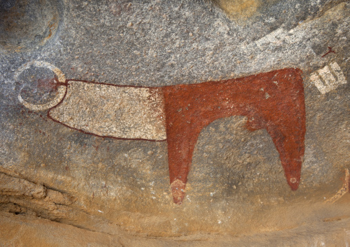 Laas Geel Rock Art Caves, Paintings Depicting Cows, Hargeisa, Somaliland