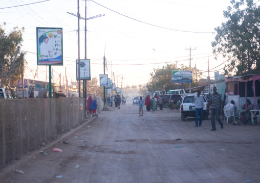 Main city road, Togdheer region, Burao, Somaliland