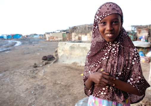 Portrait of a somali girl, Awdal region, Zeila, Somaliland