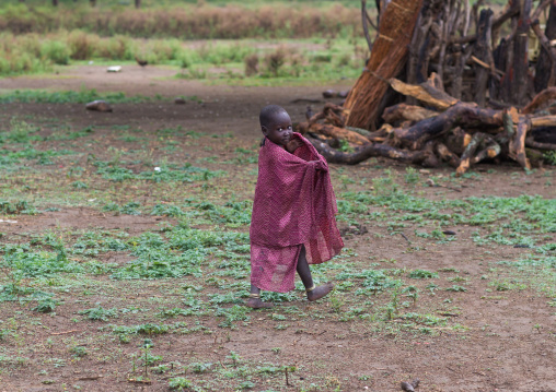 Portrait of a Toposa girl in a village, Namorunyang State, Kapoeta, South Sudan