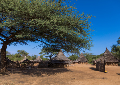 Larim tribe traditional village, Boya Mountains, Imatong, South Sudan