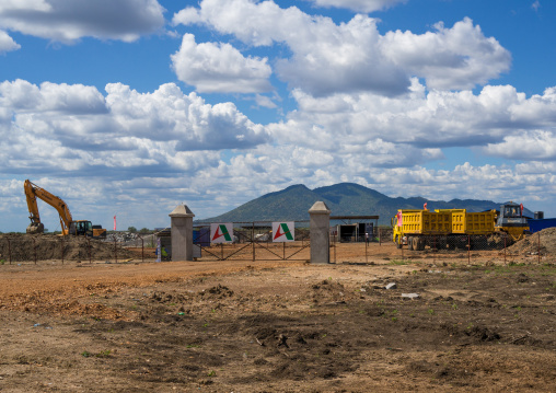 Trucks and bulldozers for the road consrruction juba terekeka, Central Equatoria, Juba, South Sudan